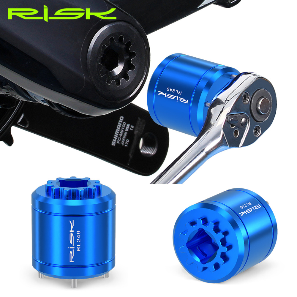 RISK Bicycle DUB Crankset Cover Removal Tool XTR M9100 Bottom Bracket Crank Screw Removal Tool