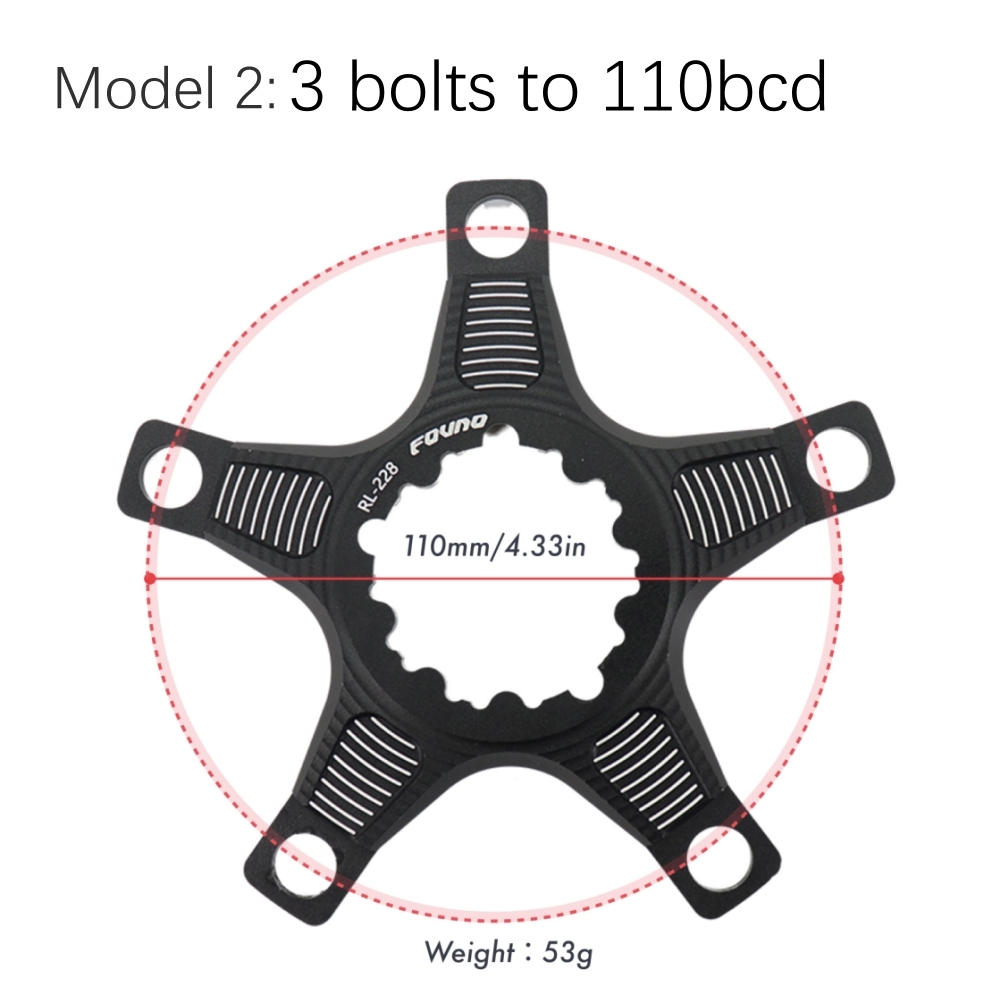 Deckas Chainring Adapter for Sram GXP Spider To 104BCD 110BCD for Shimano Direct Mount Converter M6100 M7100 M8100 M9100  M9200 M9220