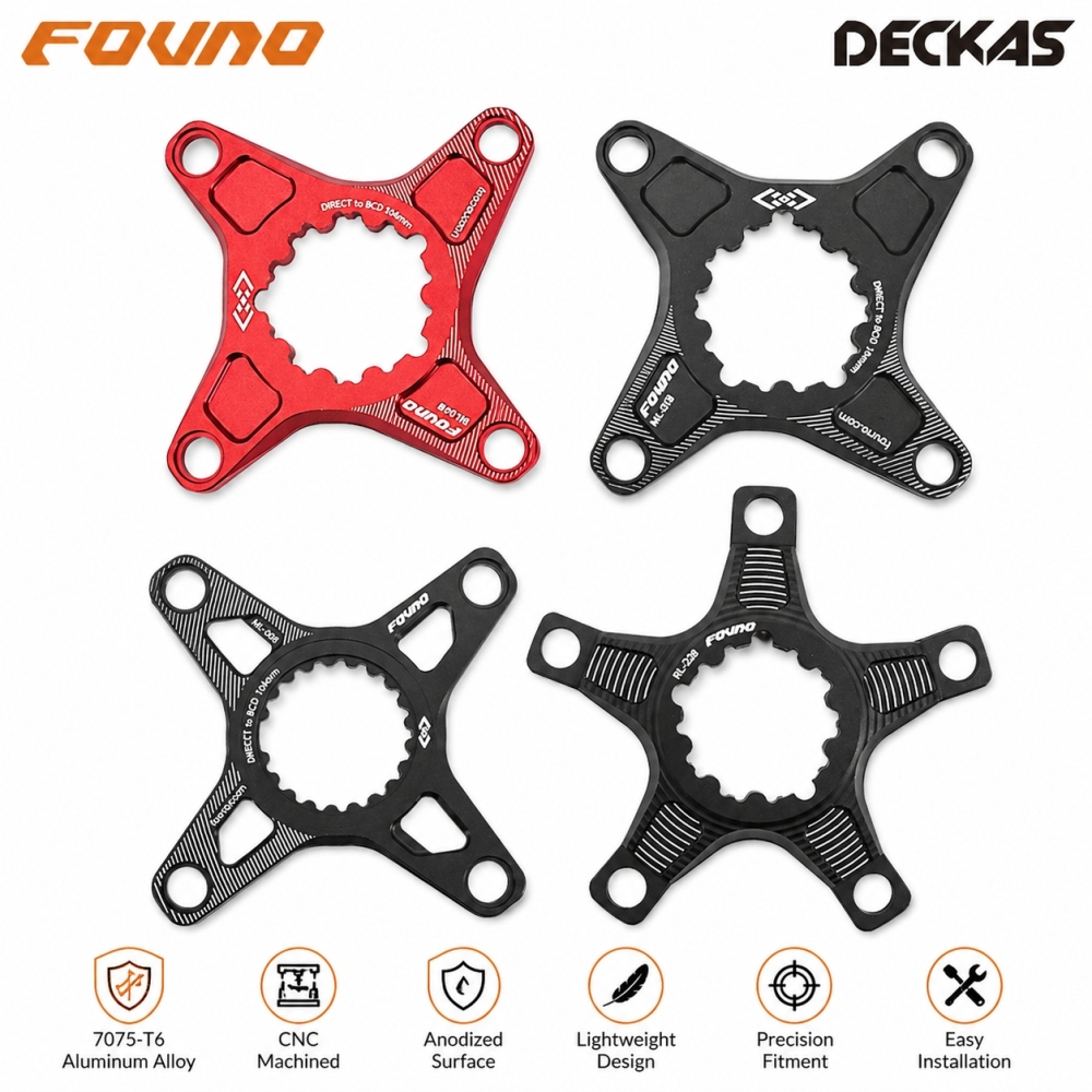 Deckas Chainring Adapter for Sram GXP Spider To 104BCD 110BCD for Shimano Direct Mount Converter M6100 M7100 M8100 M9100  M9200 M9220