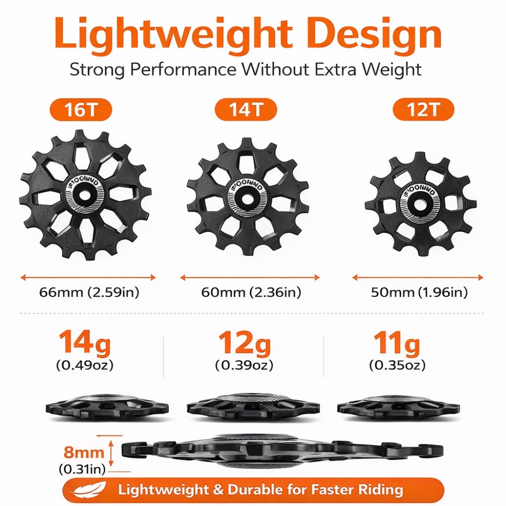 Fovno 12T 14T 16T Bike Pulley Wheel Narrow Wide Bearing Jockey Wheel MTB Rear Derailleur for Shimano SRAM 9-12 Speed