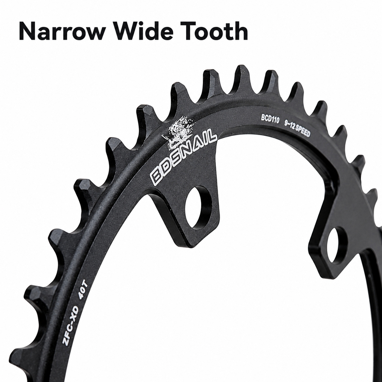 SNAIL 110BCD Round Chainring for SRAM Force Red Rival S350 S900 for Narrow-Wide 38–44T