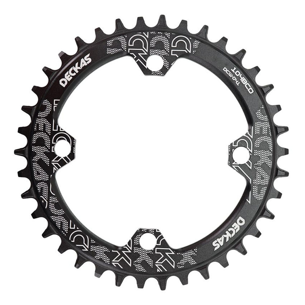 Deckas Round Bike Chainring 104BCD 30 32 34 36 40 42 44 46 48T 50 52 Tooth MTB Bike Mountain Bike Chain Ring Chainwheel 104 Bcd