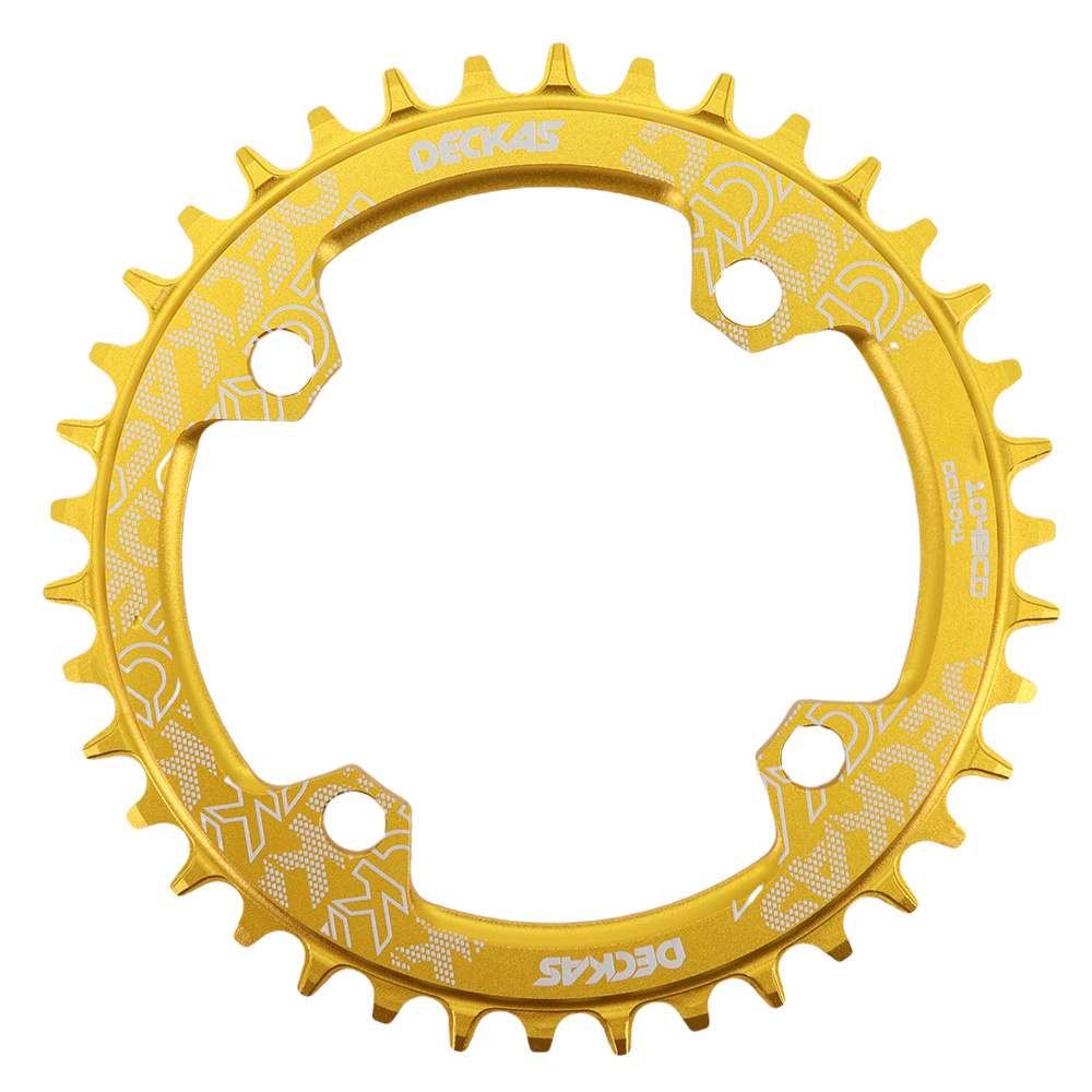Deckas Round Bike Chainring 104BCD 30 32 34 36 40 42 44 46 48T 50 52 Tooth MTB Bike Mountain Bike Chain Ring Chainwheel 104 Bcd