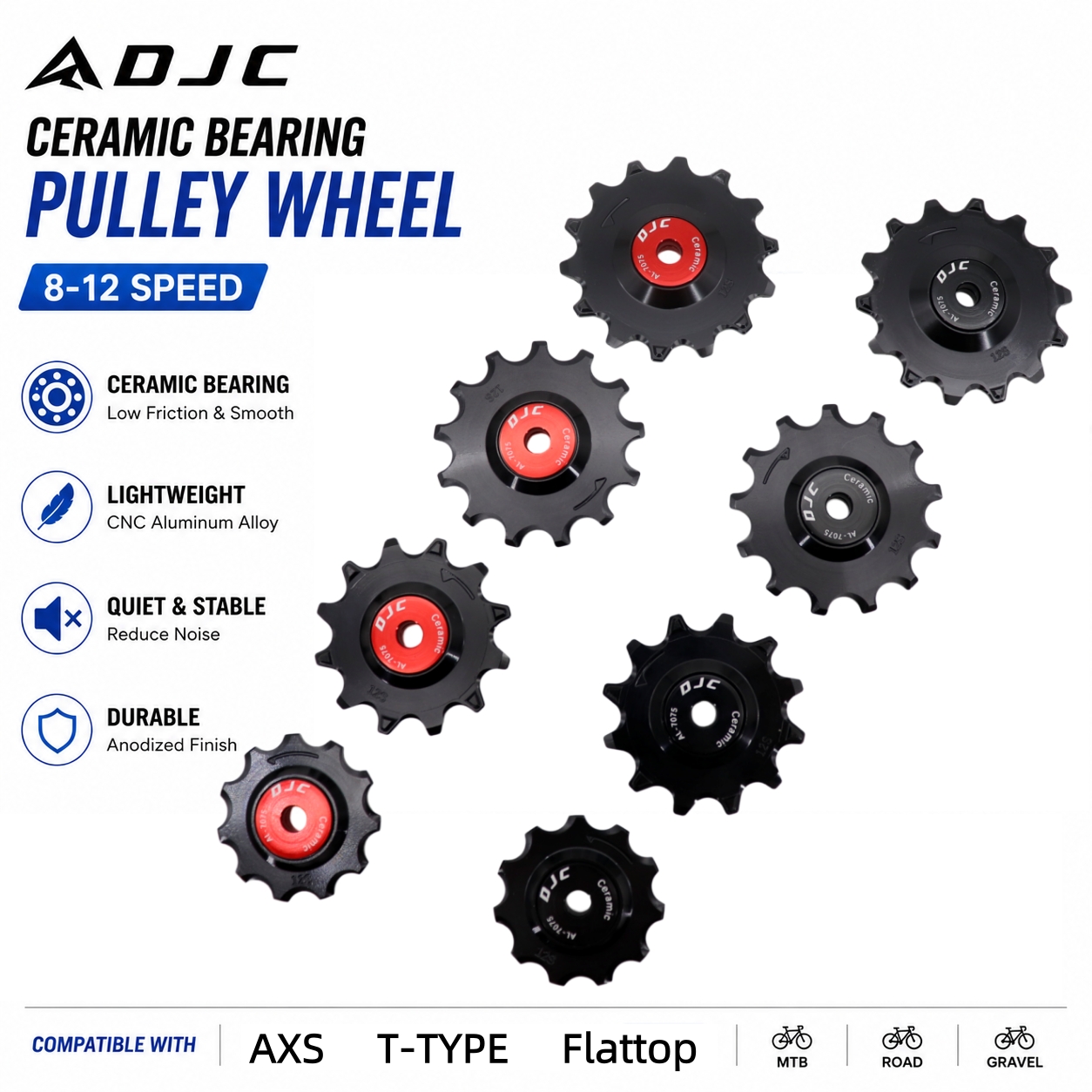 DJC 12 Speed for Shimano Sram 12s AXS T-Type Ceramic Bearing