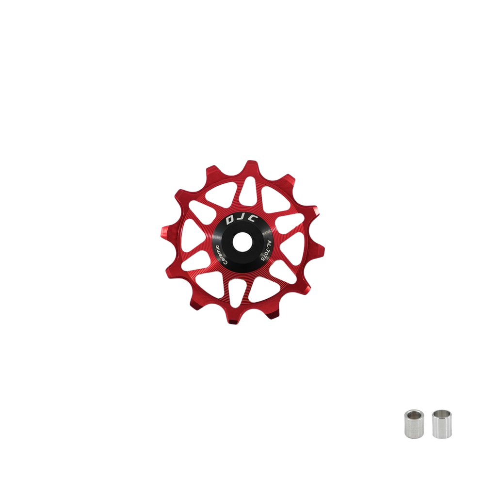 DJC Ceramic Bearing Pulley Wheel 7-12 Speed 11T 12T 13T 14T MTB Road Bike Jockey Narrow Wide for Shimano for SRAM Derailleur
