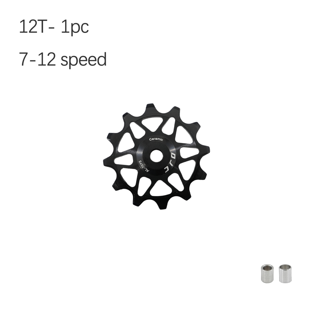 DJC Ceramic Bearing Pulley Wheel 7-12 Speed 11T 12T 13T 14T MTB Road Bike Jockey Narrow Wide for Shimano for SRAM Derailleur