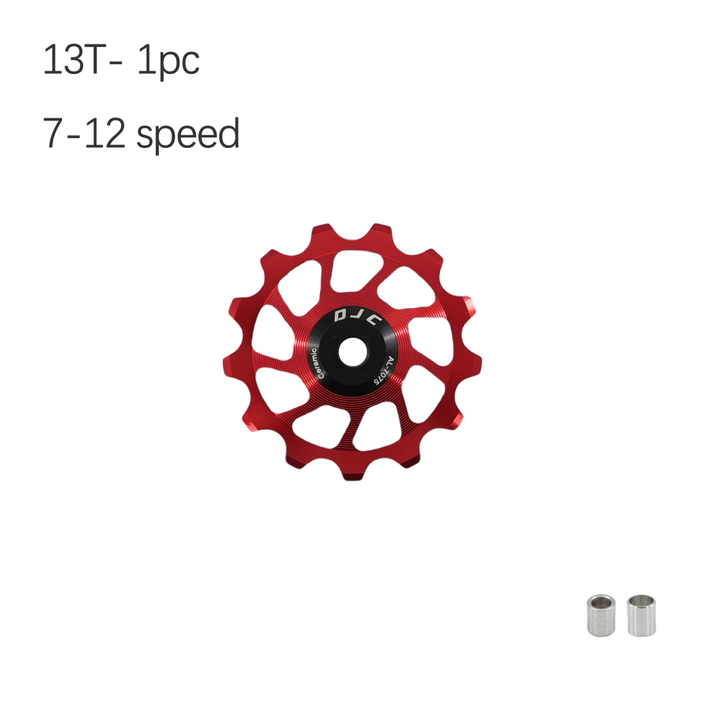 DJC Ceramic Bearing Pulley Wheel 7-12 Speed 11T 12T 13T 14T MTB Road Bike Jockey Narrow Wide for Shimano for SRAM Derailleur