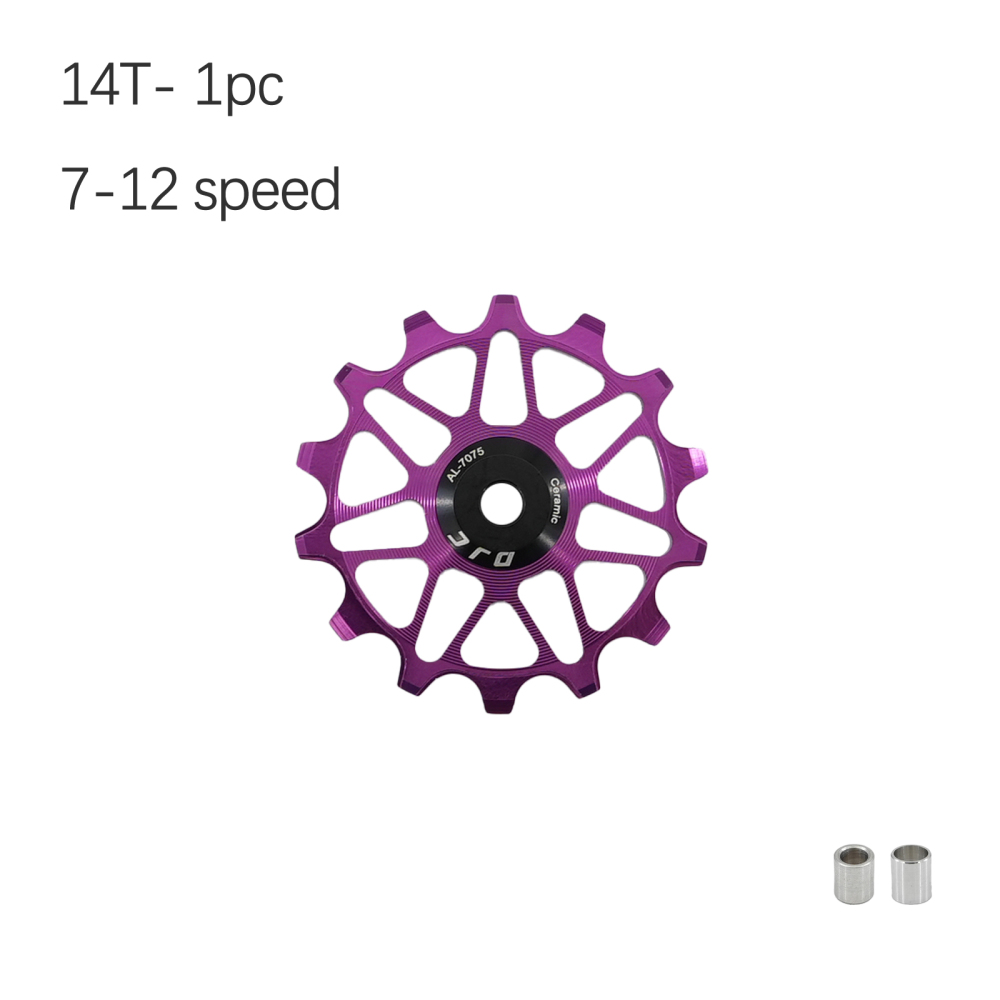 DJC Ceramic Bearing Pulley Wheel 7-12 Speed 11T 12T 13T 14T MTB Road Bike Jockey Narrow Wide for Shimano for SRAM Derailleur