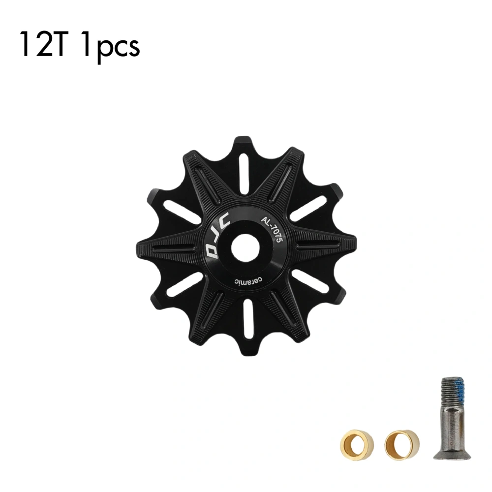 DJC Ceramic Bearing Pulley Wheel 10T 11T 12T 13T 14T Narrow Wide / Standard Tooth for Shimano 7 8 9 10 11 12 Speed MTB Road Bike