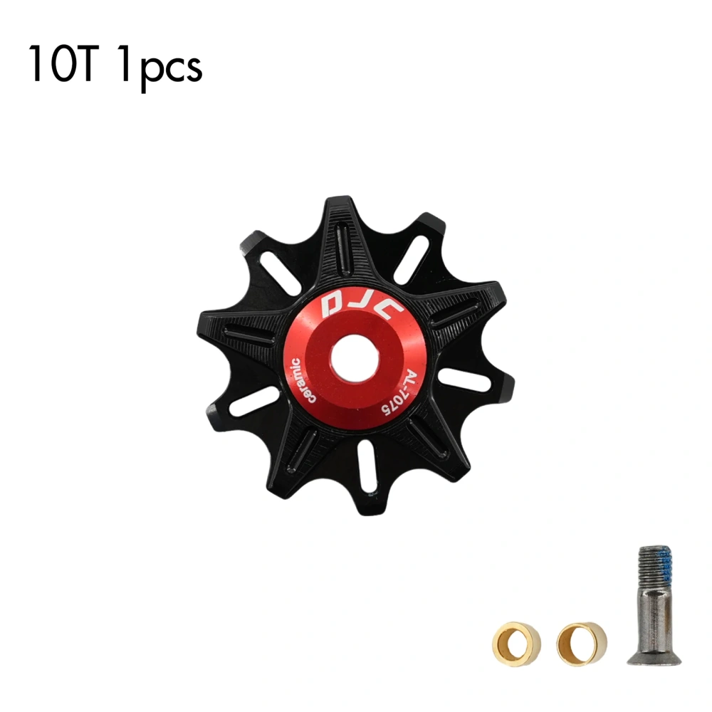 DJC Ceramic Bearing Pulley Wheel 10T 11T 12T 13T 14T Narrow Wide / Standard Tooth for Shimano 7 8 9 10 11 12 Speed MTB Road Bike