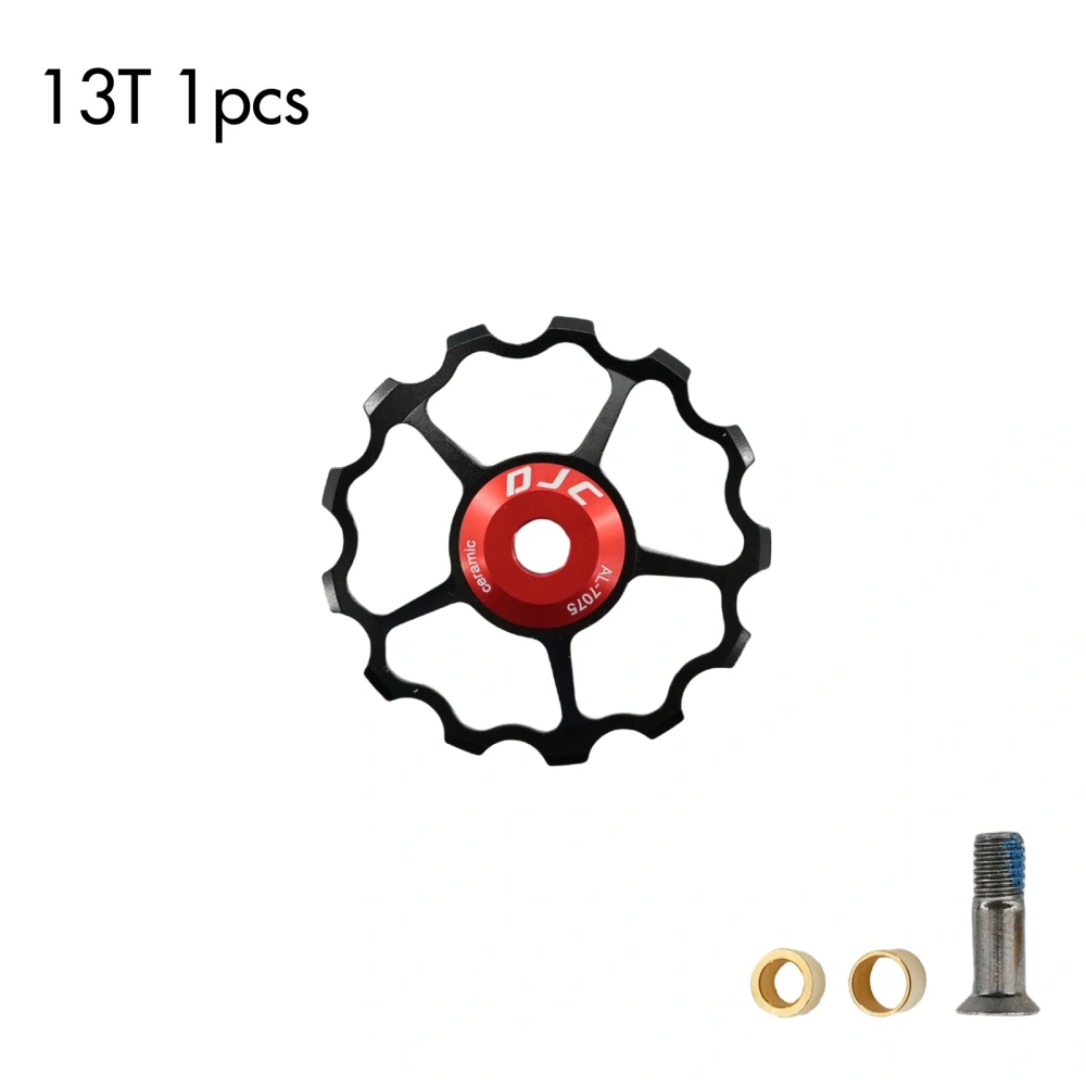 DJC Ceramic Bearing Pulley Wheel 10T 11T 12T 13T 14T Narrow Wide / Standard Tooth for Shimano 7 8 9 10 11 12 Speed MTB Road Bike