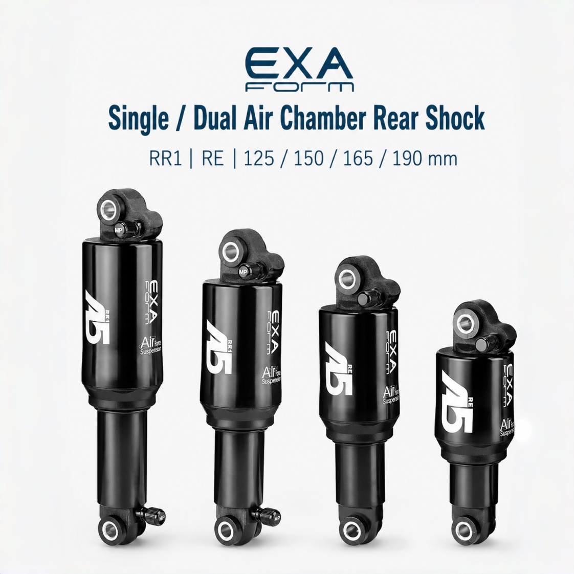 Exa form rear shock air pressure A5 RE RR1 shock absorber bike