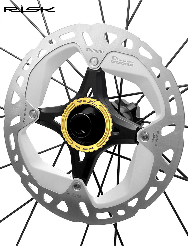 RISK RT139 Titanium Centerlock Disc Brake Rotor Lockring for Campagnolo CP WTO Wheelsets