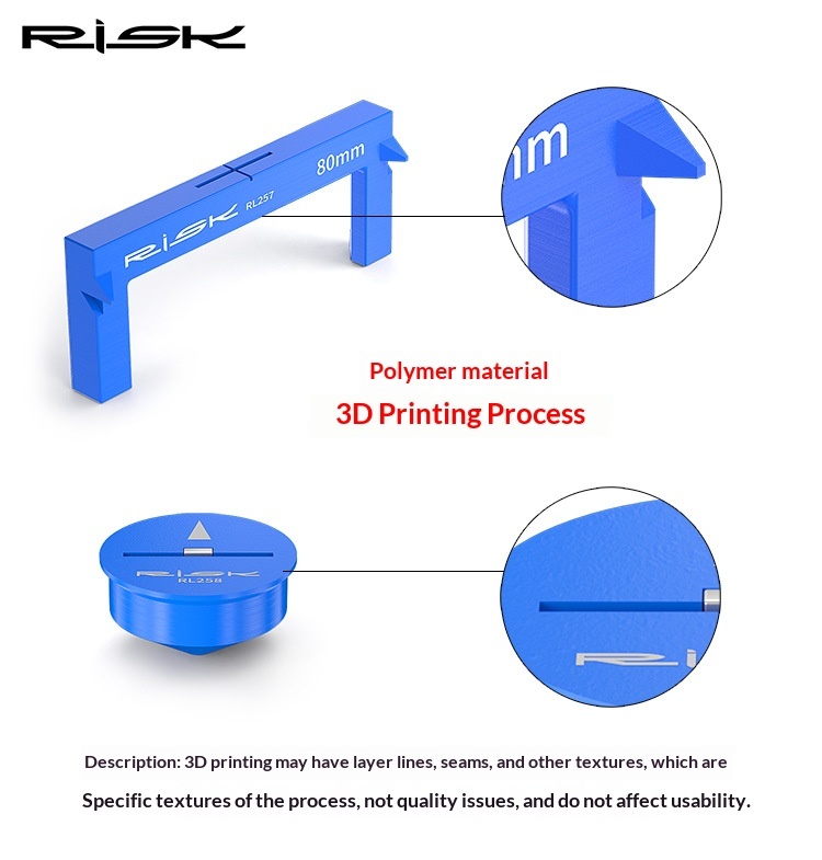 RISK RL257/RL258 Bike Saddle Height Measuring Tools – Seat Height Marker & Bottom Bracket Center Locator for Accurate Bicycle Fit