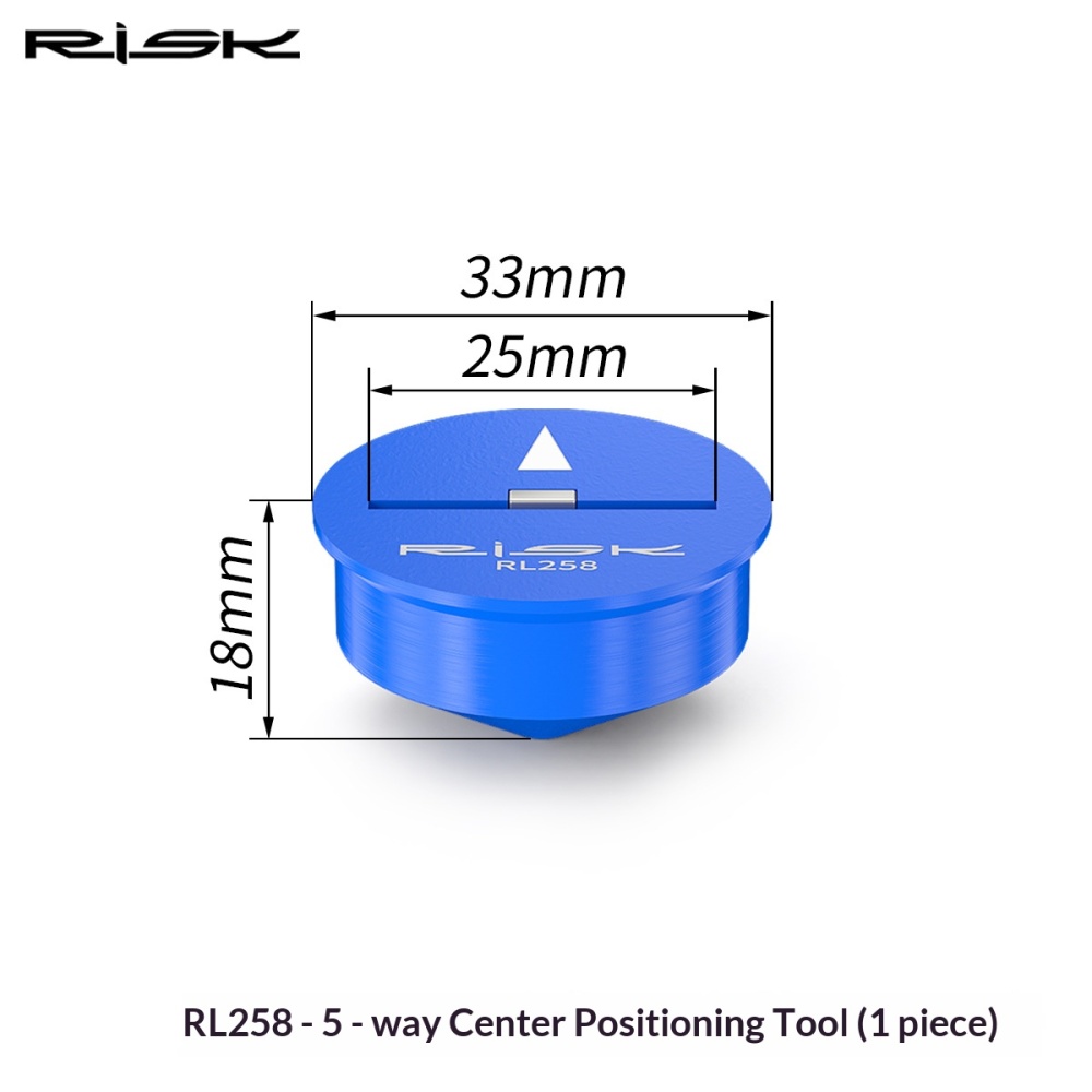 RISK RL257/RL258 Bike Saddle Height Measuring Tools – Seat Height Marker & Bottom Bracket Center Locator for Accurate Bicycle Fit