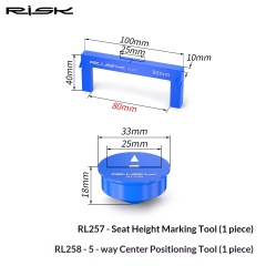 Seat Height Marker Tool and Bottom Bracket Center Locator Tool，