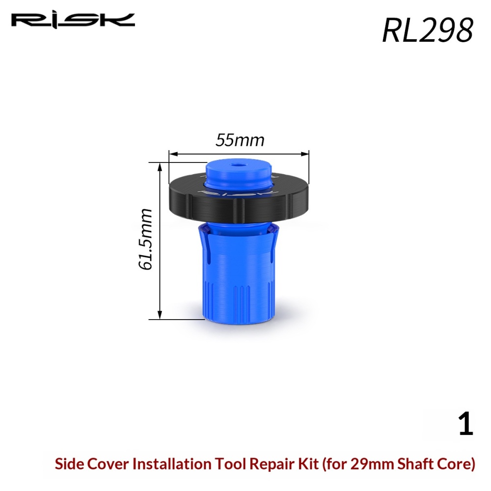 RISK RL293-RL298 Bike Bottom Bracket Dust Cap Removal & Installation Tool Set for 24mm/29mm Spindle BB52 DUB