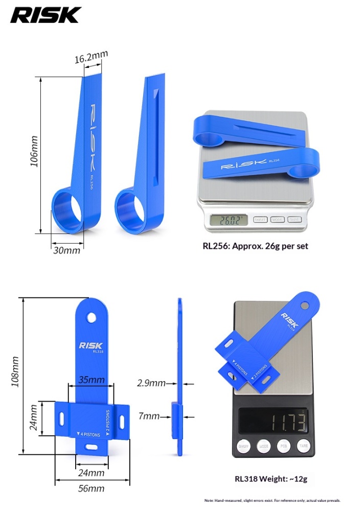 RISK Hydraulic Disc Brake Caliper Piston Tool Set for Piston Reset and Single-Side Movement
