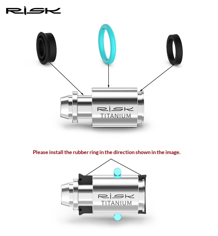 RISK RT140-141 Titanium Brake Lever Piston Repair Kit for Magura MT2 MT4 MT5 MT6 MT7 MT8 HC3 Hydraulic Disc Brakes