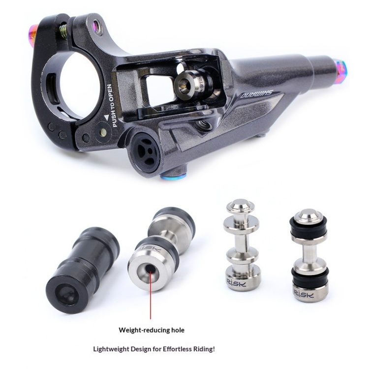 RISK RT126 Titanium Brake Lever Piston Repair Kit for Shimano XT M785 M8000 SLX M7000 Hydraulic Disc Brakes