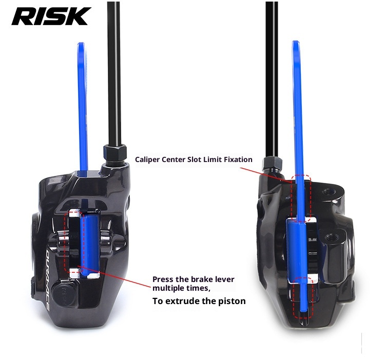 RISK Hydraulic Disc Brake Caliper Piston Tool Set for Piston Reset and Single-Side Movement