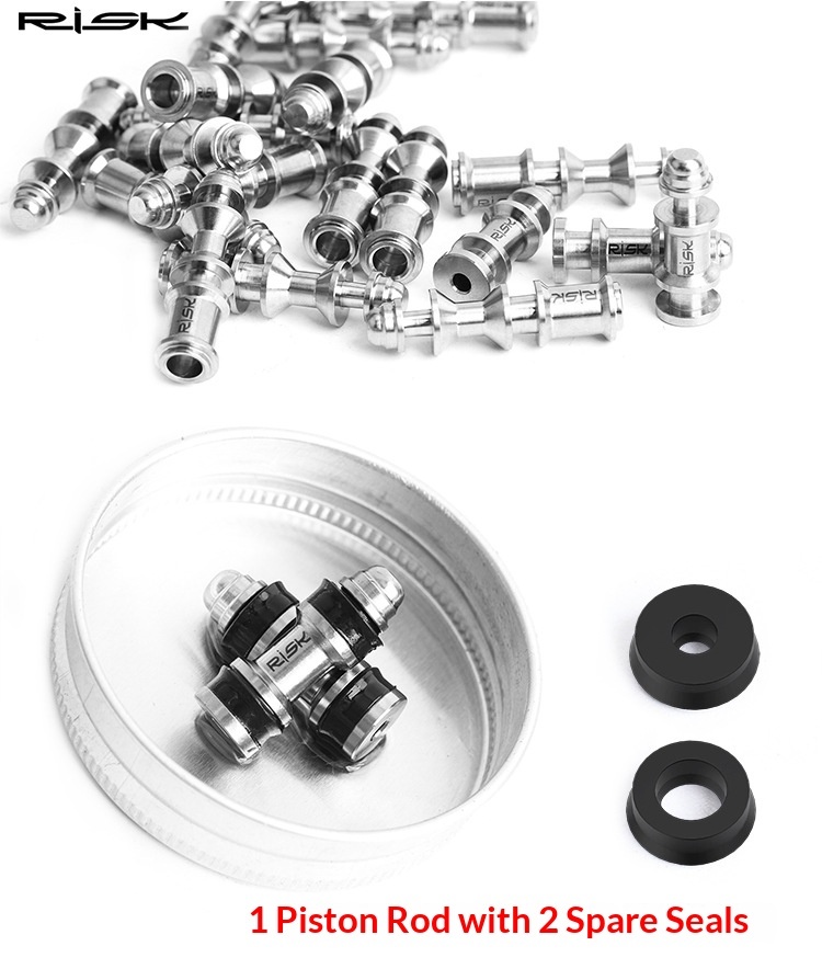 RISK RT123 Titanium Brake Lever Piston & Seal Kit for SRAM Guide R RSC Ultimate Level DB5 Hydraulic Disc Brakes