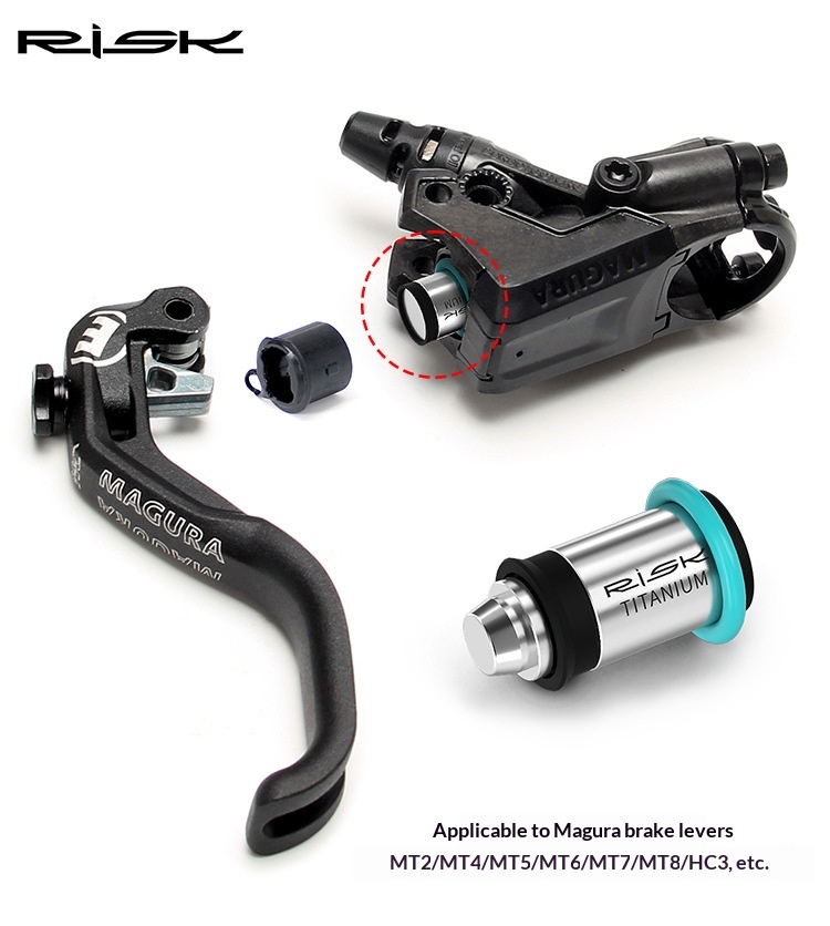 RISK RT140-141 Titanium Brake Lever Piston Repair Kit for Magura MT2 MT4 MT5 MT6 MT7 MT8 HC3 Hydraulic Disc Brakes