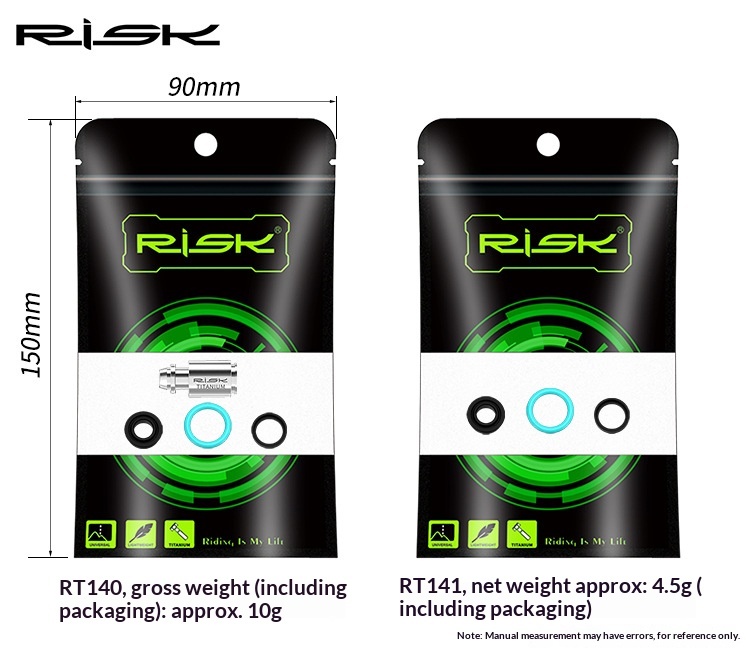 RISK RT140-141 Titanium Brake Lever Piston Repair Kit for Magura MT2 MT4 MT5 MT6 MT7 MT8 HC3 Hydraulic Disc Brakes