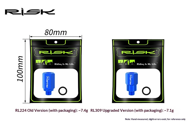 RISK RL309 Hydraulic Brake Bleed Funnel Adapter for Shimano Road STI Shifters R7020 R7120 R8020 R9120 R8170 R9270