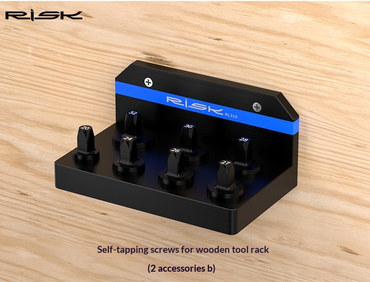 RISK Suspension Fork Top Cap Socket Tool for MTB Air Fork Hex Shoulder Caps 20-32mm