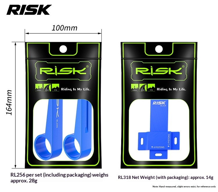 RISK Hydraulic Disc Brake Caliper Piston Tool Set for Piston Reset and Single-Side Movement