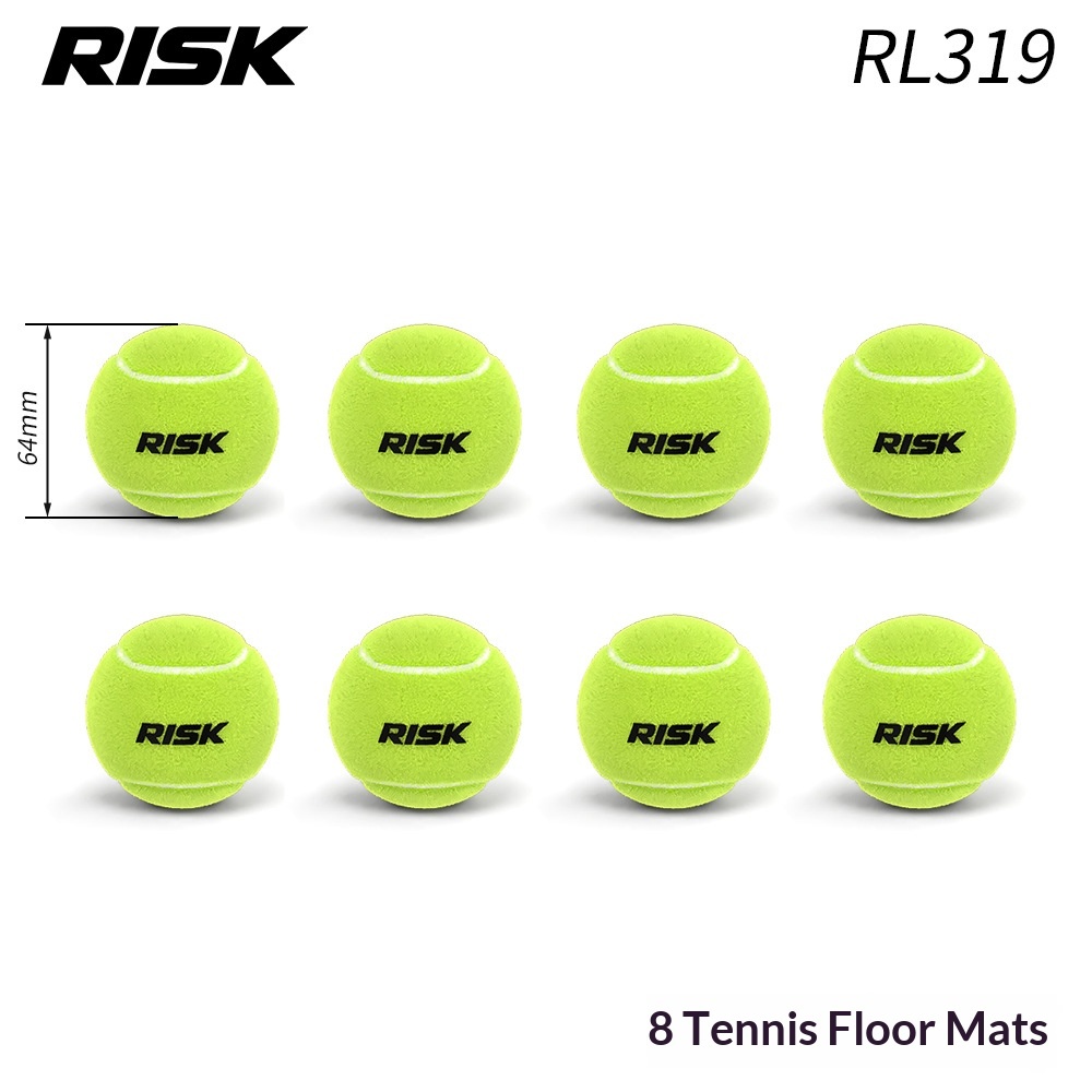 RISK Rocker Feet Base Kit for Indoor Bike Trainers – Shock-Absorbing Tennis Ball Pads for X2, X2 MAX, XX PRO Gen 1/Gen 2/Folding Models