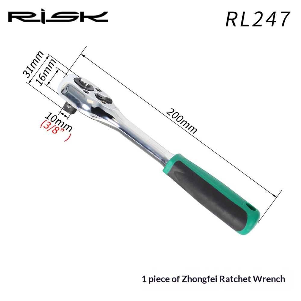 RISK Suspension Fork Top Cap Socket Tool for MTB Air Fork Hex Shoulder Caps 20-32mm