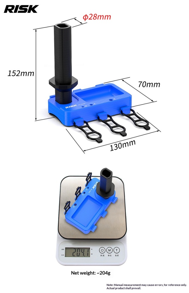 RISK RL342 Bicycle Dummy Head Tube Tool, Handlebar & Stem Service Holder for MTB and Road Bike Repair