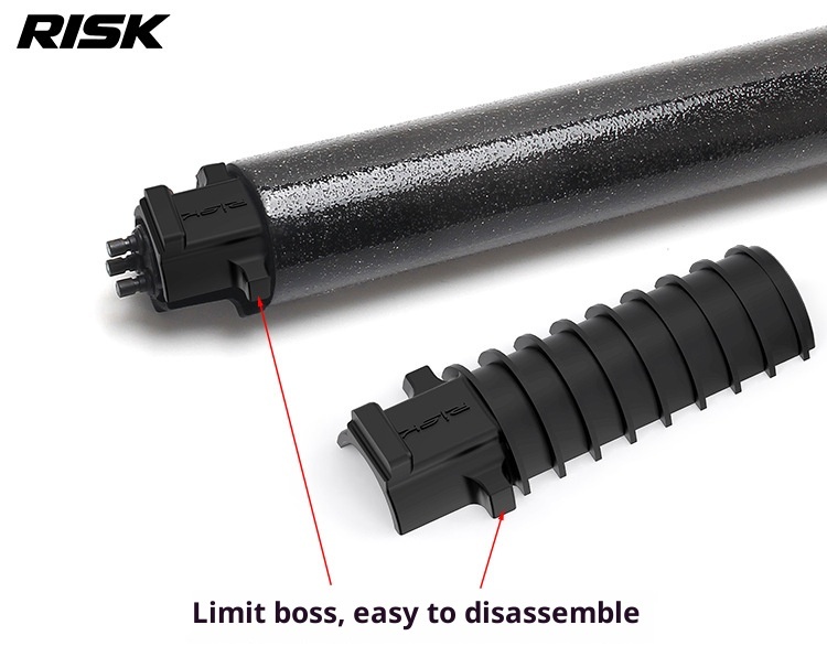 RISK RL343/RL344 Di2 Electronic Shifting Battery Holder Sleeve for Round Seatposts, Rubber Battery Mount Adapter for Shimano BT-DN300