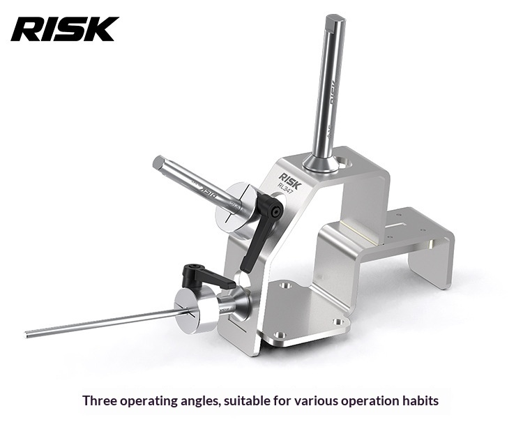 RISK RL347-350 Bicycle Wheel Hub Fixing Tool Set for MTB Road Bike Wheelset Maintenance, Quick Release & Thru Axle Hub Holder