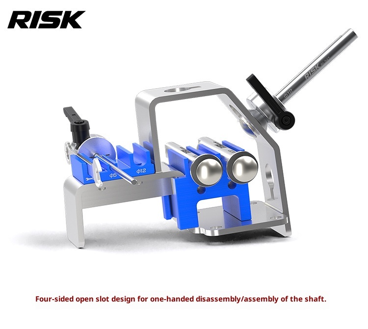 RISK RL347-350 Bicycle Wheel Hub Fixing Tool Set for MTB Road Bike Wheelset Maintenance, Quick Release & Thru Axle Hub Holder