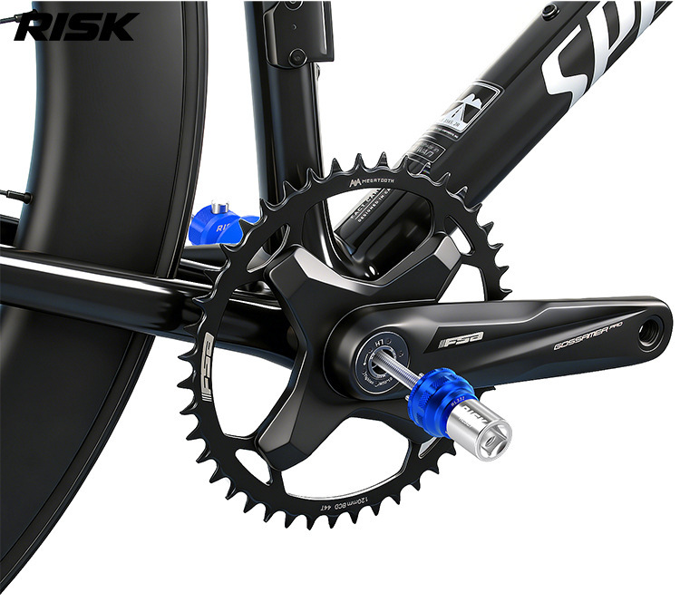 RISK RL331 Bicycle Crank Cover Removal Tool for FSA Gossamer Pro / COMET / GAMMA DRIVE Cranks, with Optional RL327 3/8" Quick Release Anti-Drop Tool