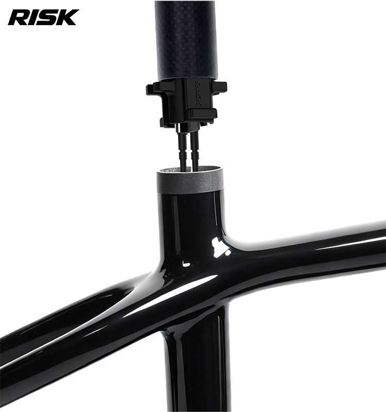 RISK RL343/RL344 Di2 Electronic Shifting Battery Holder Sleeve for Round Seatposts, Rubber Battery Mount Adapter for Shimano BT-DN300