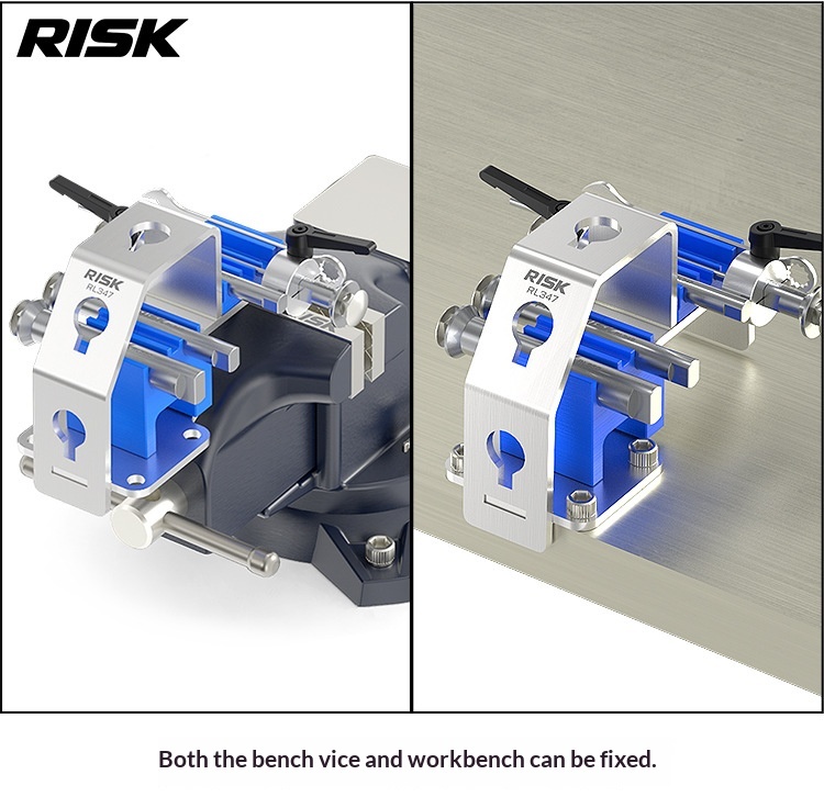 RISK RL347-350 Bicycle Wheel Hub Fixing Tool Set for MTB Road Bike Wheelset Maintenance, Quick Release & Thru Axle Hub Holder