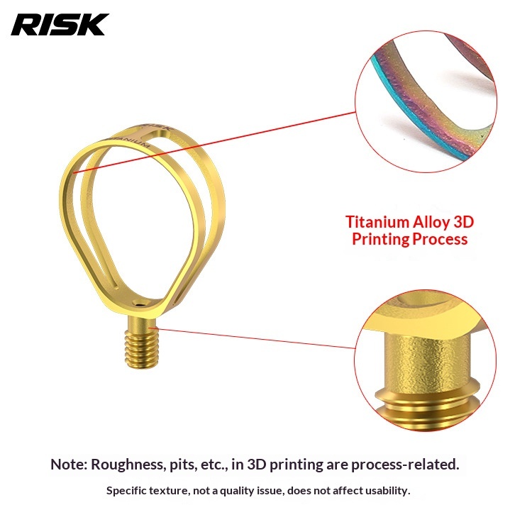 RISK RT149/RT150 Titanium Road Bike Shifter Clamp Ring for Shimano & SRAM Brake Shift Levers