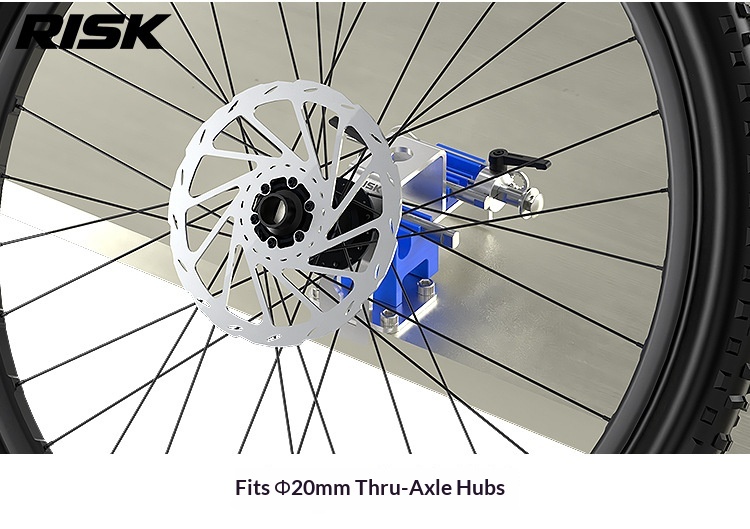RISK RL347-350 Bicycle Wheel Hub Fixing Tool Set for MTB Road Bike Wheelset Maintenance, Quick Release & Thru Axle Hub Holder