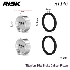 RISK Titanium Disc Brake Caliper Piston Set