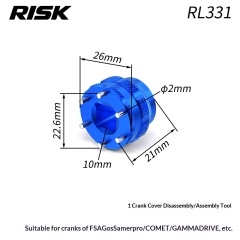 RISK RL331 Bicycle Crank Cover Removal Tool