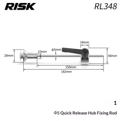 Φ5 Quick Release Hub Fixing Rod