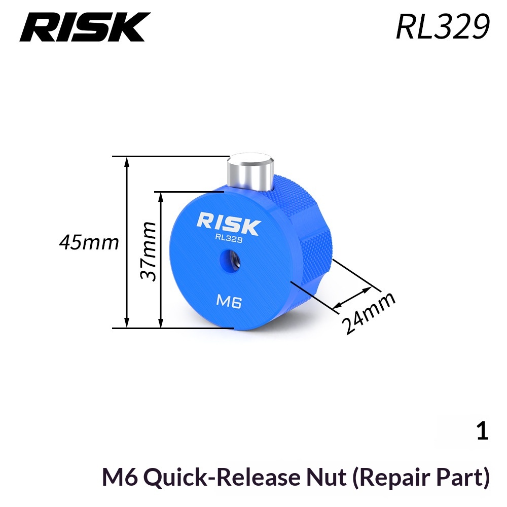 RISK RL327–RL330 Bicycle Bottom Bracket & Center Lock Anti-Drop Tool, Quick Release Retaining Fixture with Ratchet Wrench and Wall Storage Rack