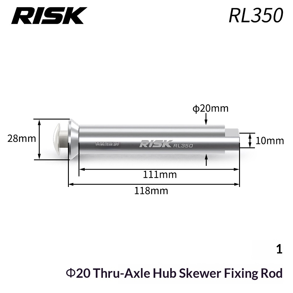 RISK RL347-350 Bicycle Wheel Hub Fixing Tool Set for MTB Road Bike Wheelset Maintenance, Quick Release & Thru Axle Hub Holder