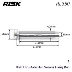 Φ20 Thru Axle Hub Fixing Rod
