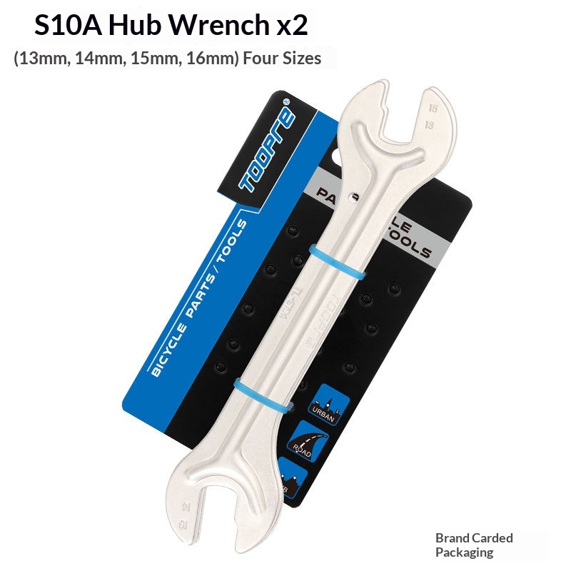 TOOPRE Bicycle Hub Cone Wrench 13/14/15/16mm 17/18/19/20mm High Carbon Steel Bike Hub Spanner Tool