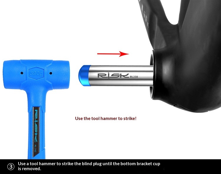 RISK RL238 Press-Fit Bottom Bracket Removal Tool for BB86 BB92 PF30